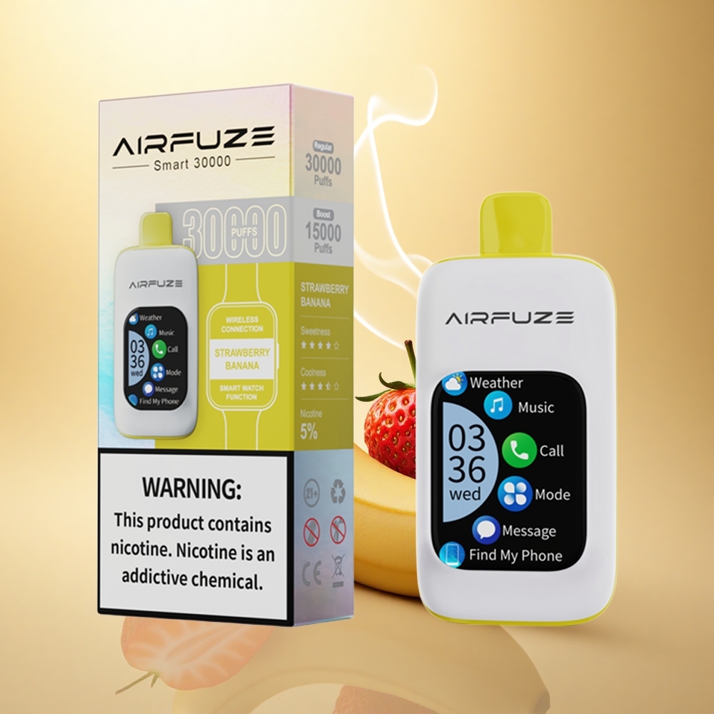 AirFuze Smart 30000 Puffs Φράουλα Μπανάνα 900mAh Type-C