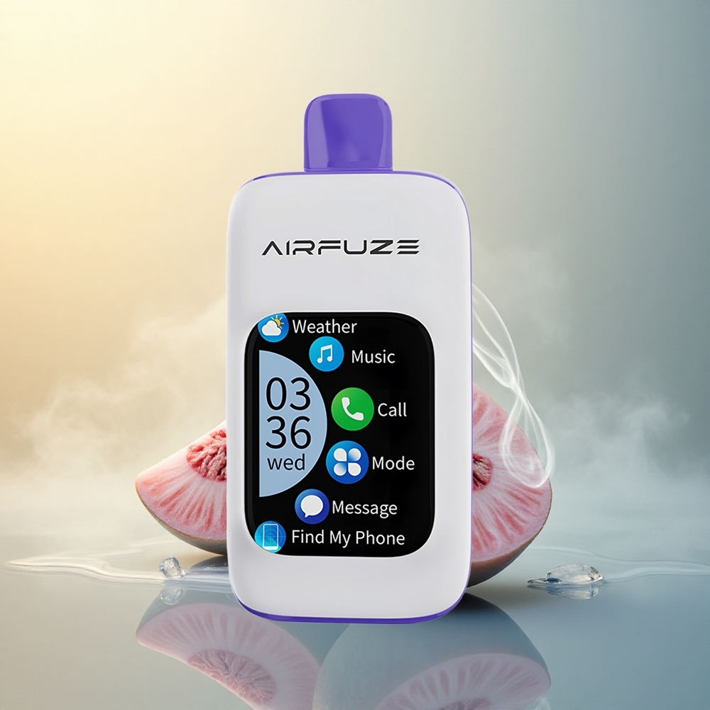 AirFuze Smart Pro 40000 Puffs Μπλε Ραζ Γλυκόπνευμα με Έξυπνη Οθόνη και Ασύρματη Σύνδεση