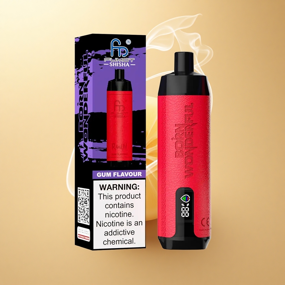 RandM Fumot Shisha 10000 Puffs Ένιγμα Γεύση Ομίχλης (LED, 0.6Ω, 850mAh)