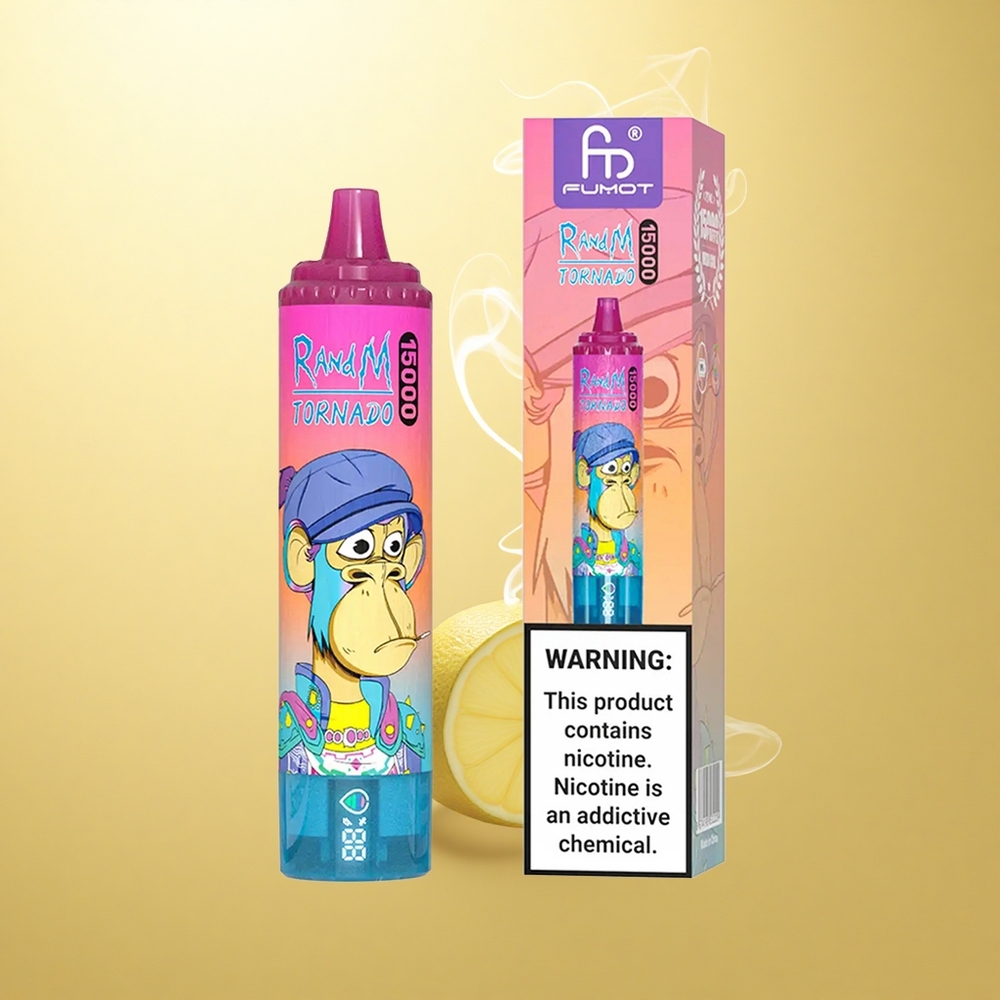RandM Fumot Tornado 15000 Puffs Λεμονάδα Με 25ml και 0.9Ω