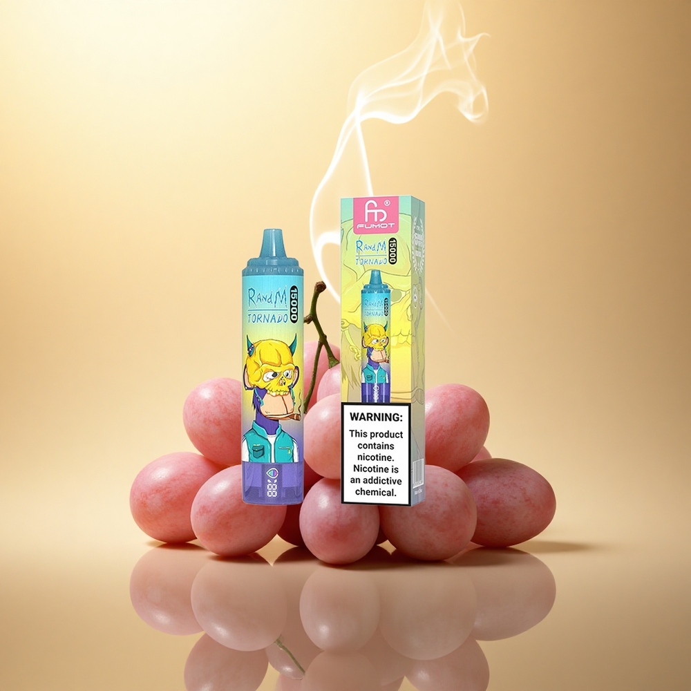 RandM Fumot Tornado 15000 Puffs Σταφυλόπαγος 25ml 0.9Ω Mesh