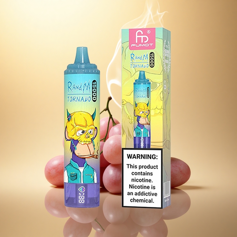 RandM Fumot Tornado 15000 Puffs Σταφυλόπαγος 25ml 0.9Ω Mesh