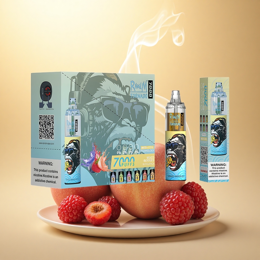 RandM Fumot Tornado 7000 Puffs Μικτά Μούρα Mesh 14ML