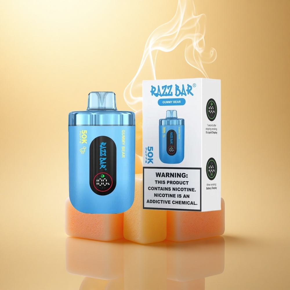 Razz Bar 50K Puffs Γλυκός Αρκούδος 1.0 Ωμ Μεσ