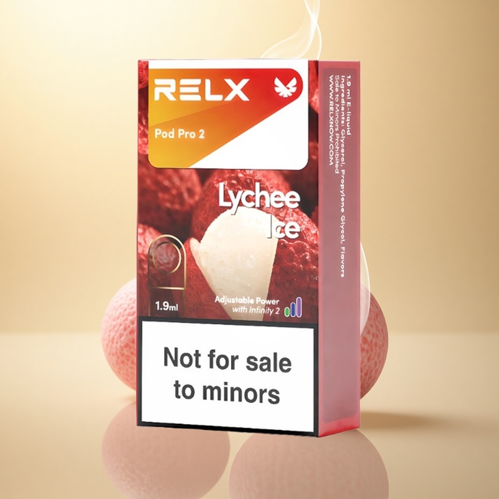 Relx Pod Pro 2 Vape Device Λυχίο Πάγο 0mg/ml με 1.9ml και Eco/Smooth/Boost