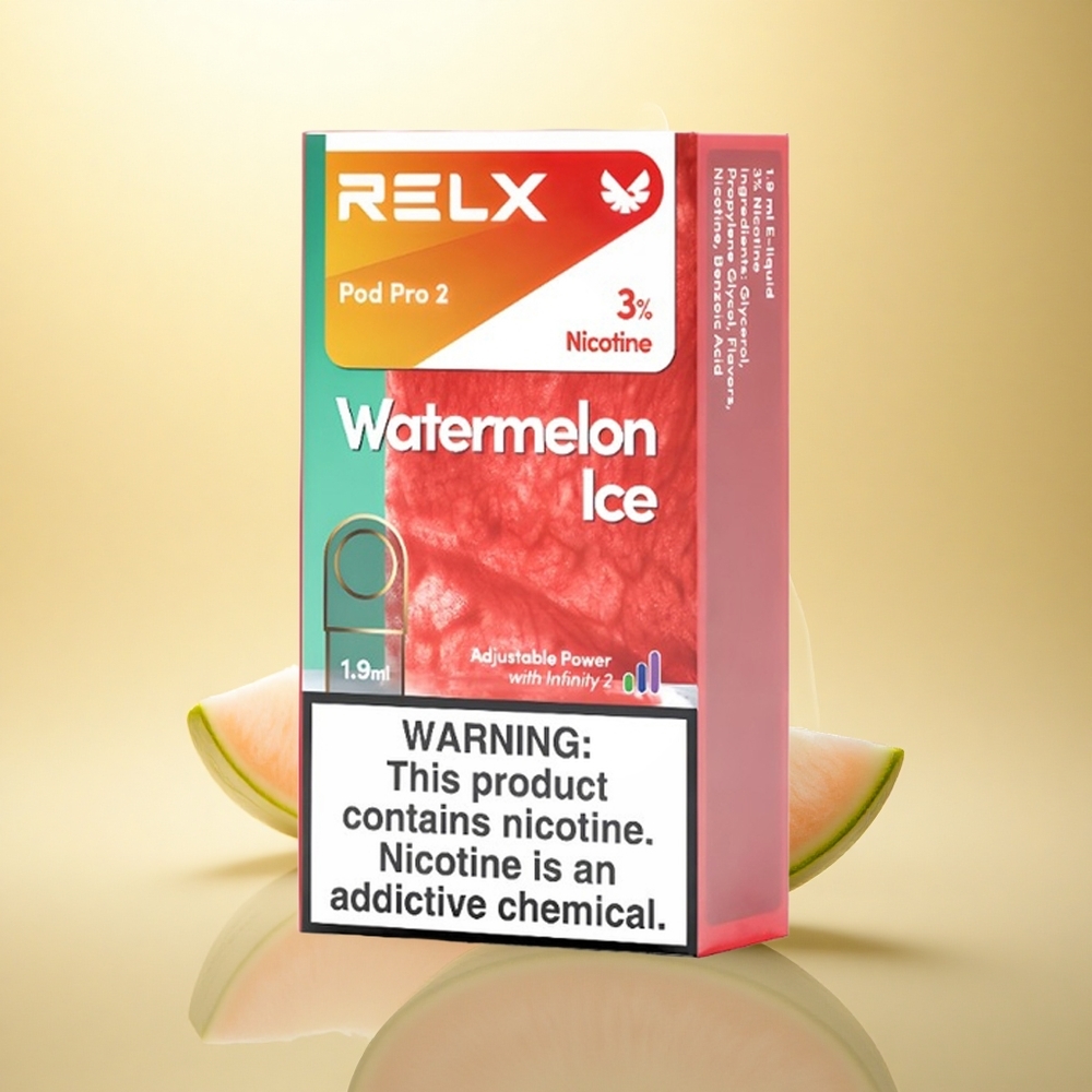 Relx Pod Pro 2 Vape Device Καρπούζι Πάγος 30mg/ml με 1.9ml και 3 Ρυθμίσεις Τάσης