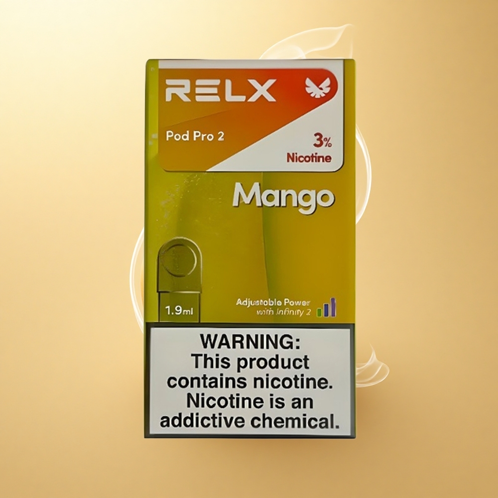 Relx Pod Pro 2 Vape Device Μάνγκο Παγωμένο 30mg/ml 1.9ml 6.5W 3-pod