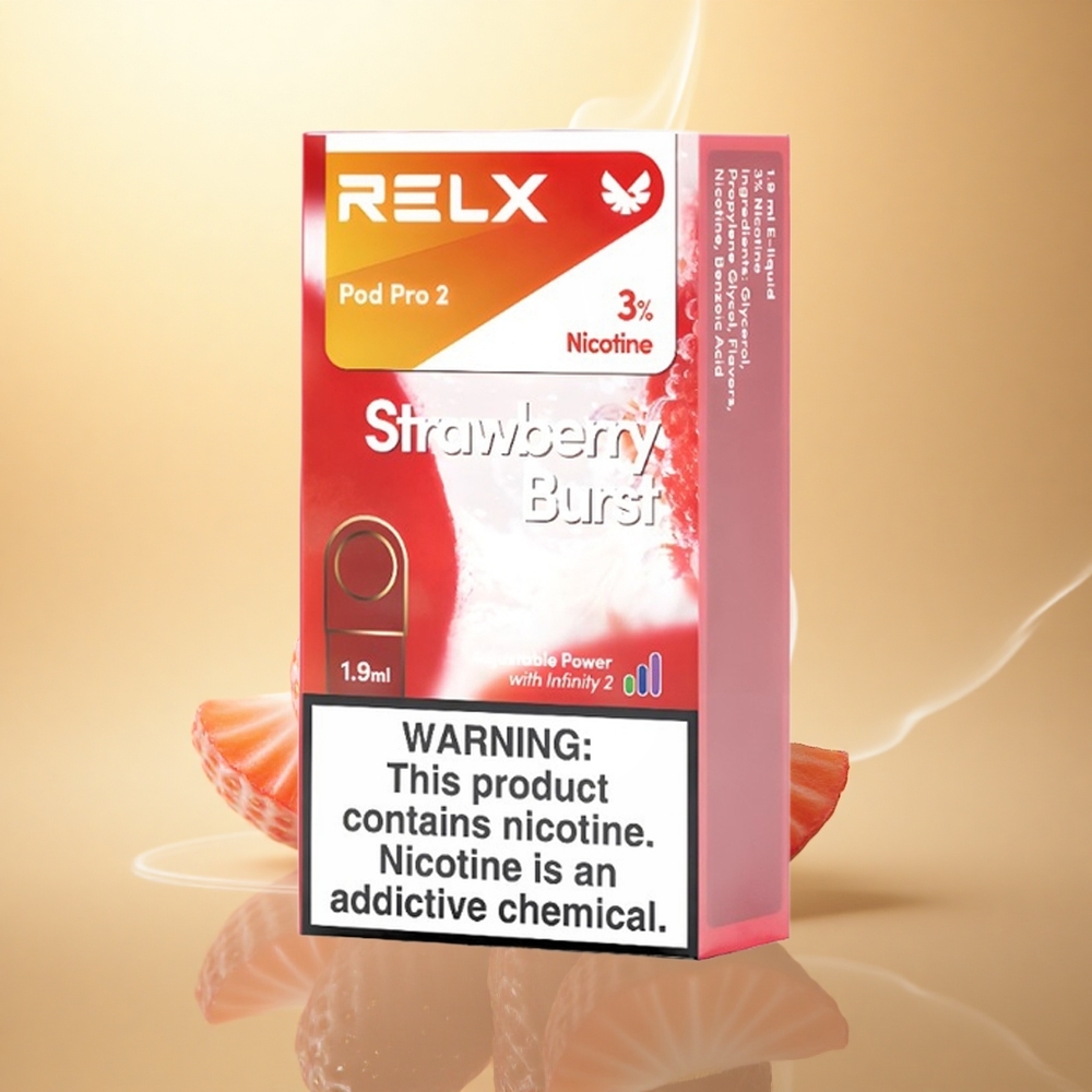 Relx Pod Pro 2 Vape Device Φράουλα Έκρηξη 30mg/ml 1.9ml 6.5W