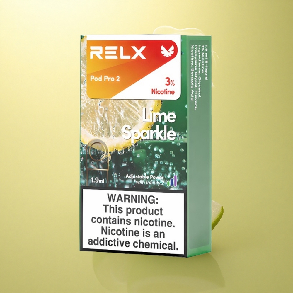 Relx Pod Pro 2 Vape Device Λαϊμός Αστέρας 30mg/ml Τριπλός Ρυθμός 1.9ml Διπλή Συσκευασία
