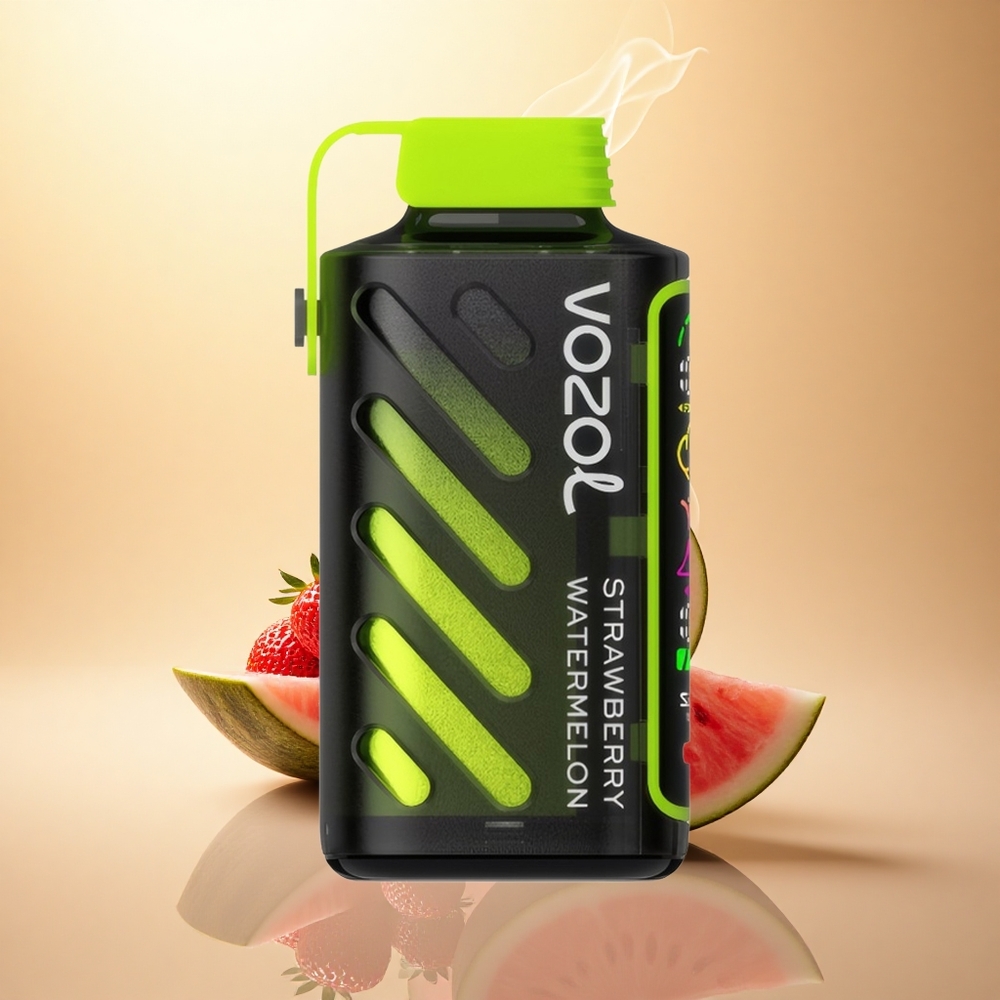 VOZOL Gear Power 20000 Puffs Φράουλα Καρπούζι Διπλό Πλέγμα Οθόνη