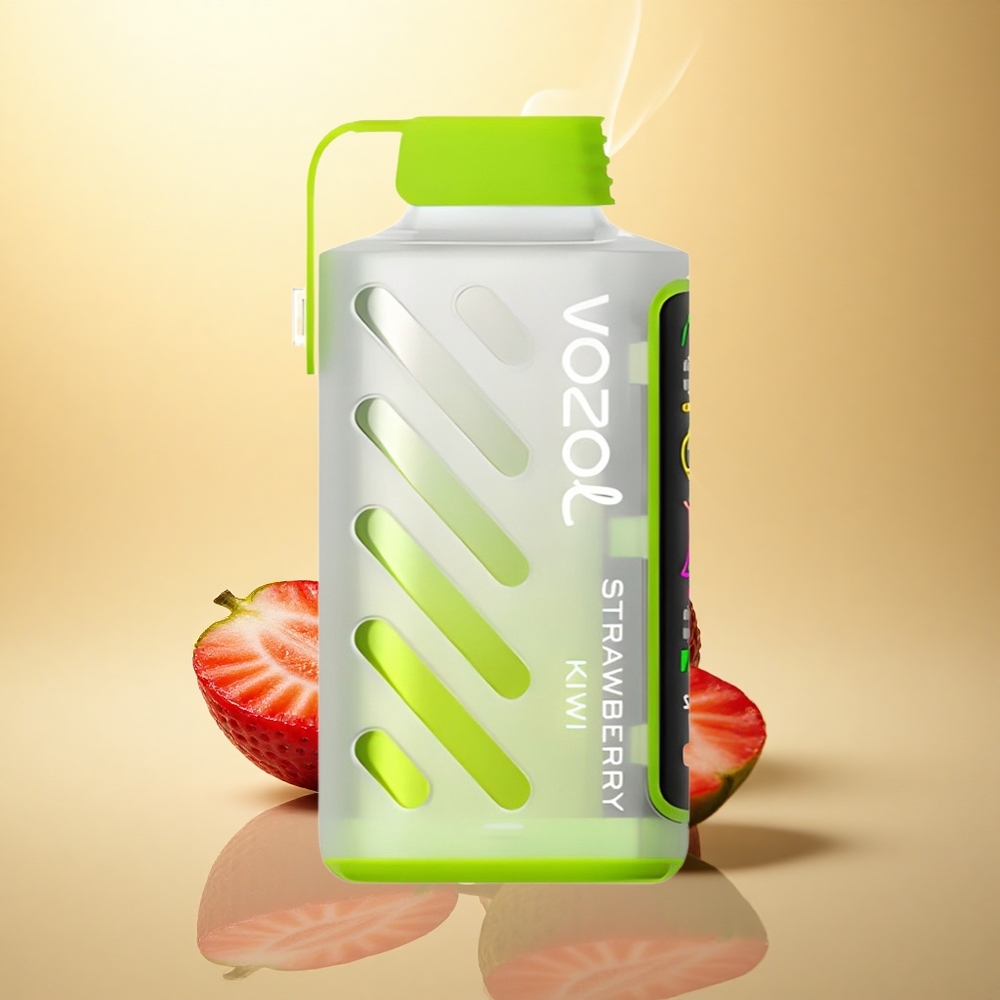 VOZOL Gear Power 20000 Puffs Φράουλα Κιβί με Dual Mesh Coil και 20mL