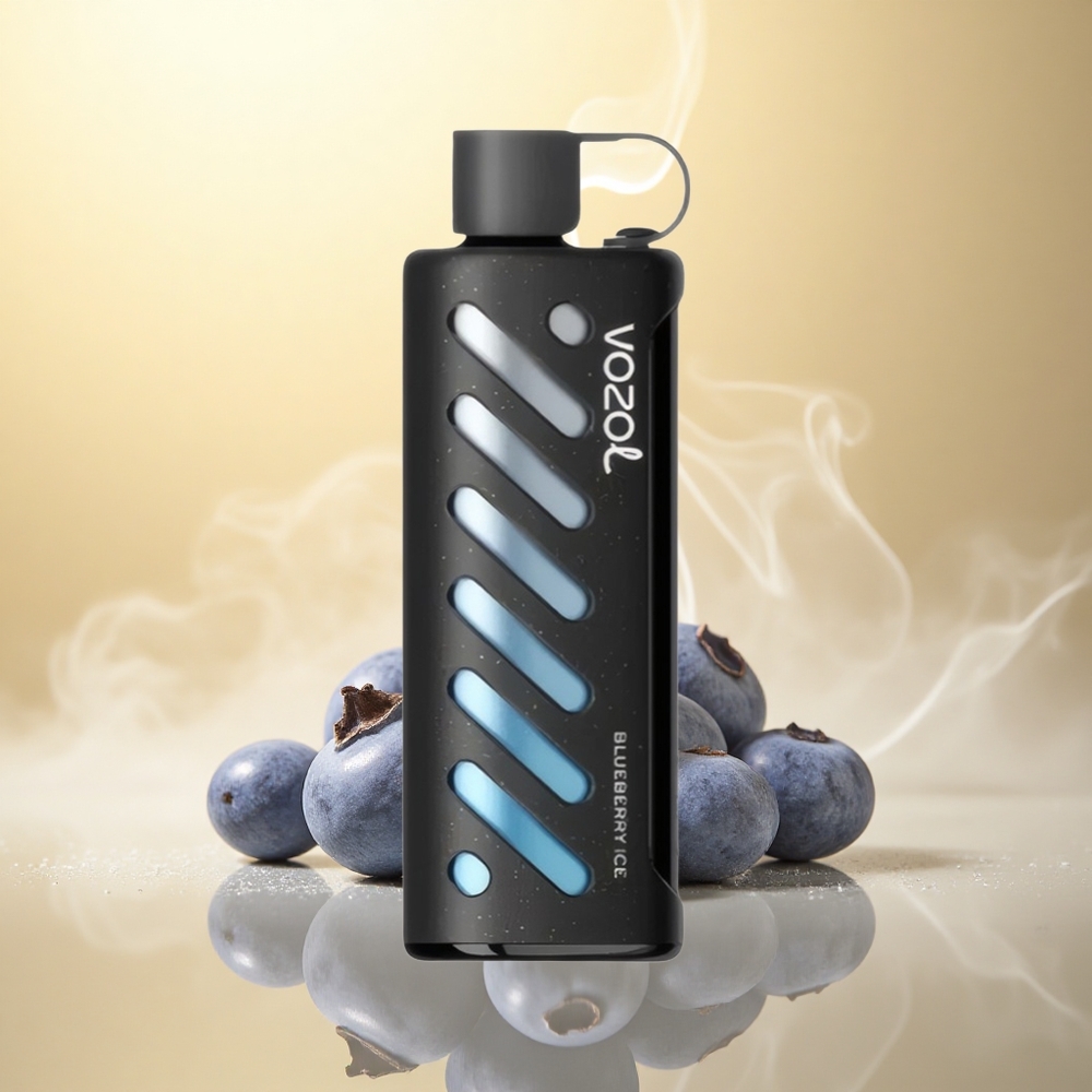 VOZOL Gear Shisha 25000 Puffs Μπλε Βατόμουρο Πάγος με Διπλό Πλέγμα και 5mg/ml