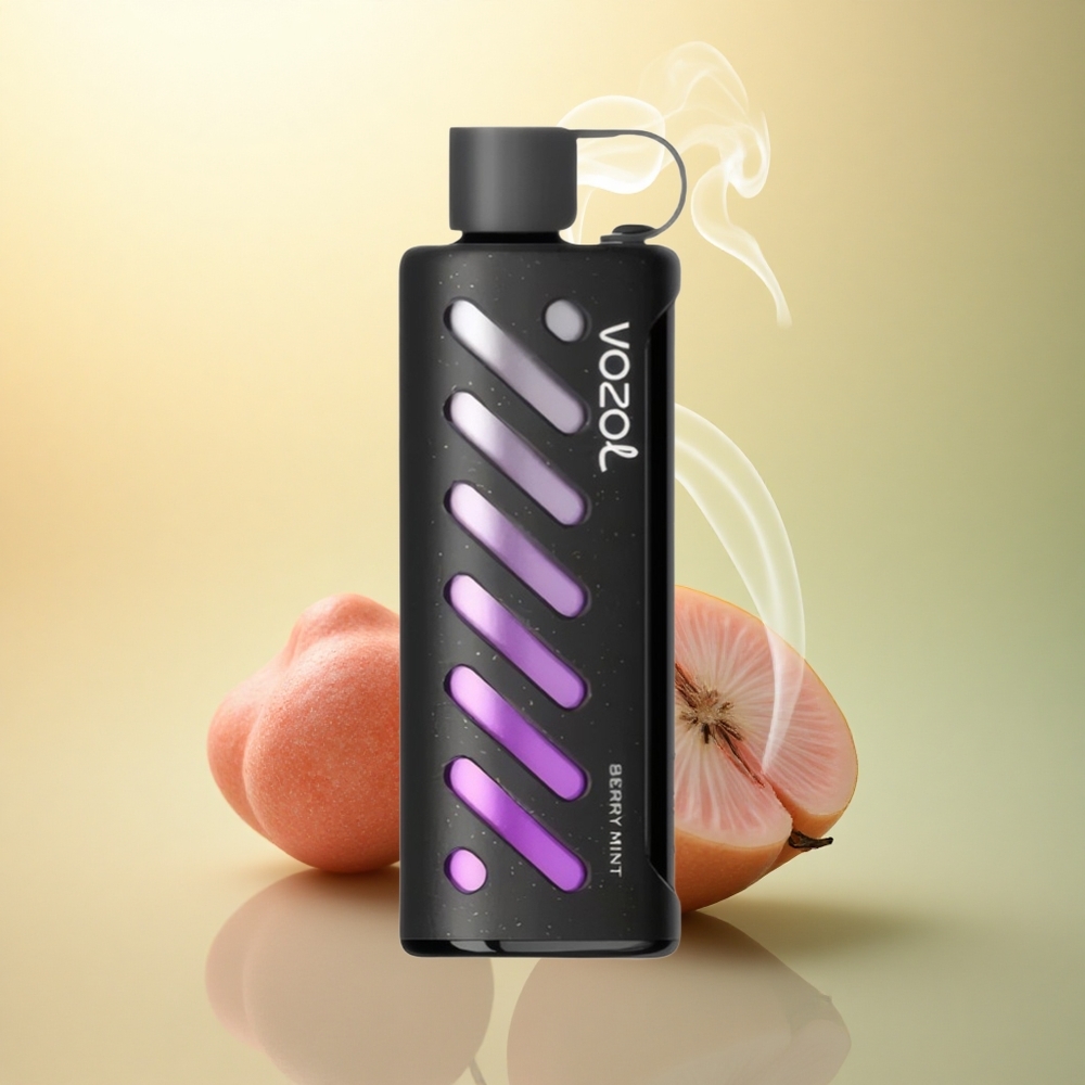 VOZOL Gear Shisha 25000 Puffs Μέντα Μούρου με Διπλή Πλέγμα Τεχνολογία S.i.L.C