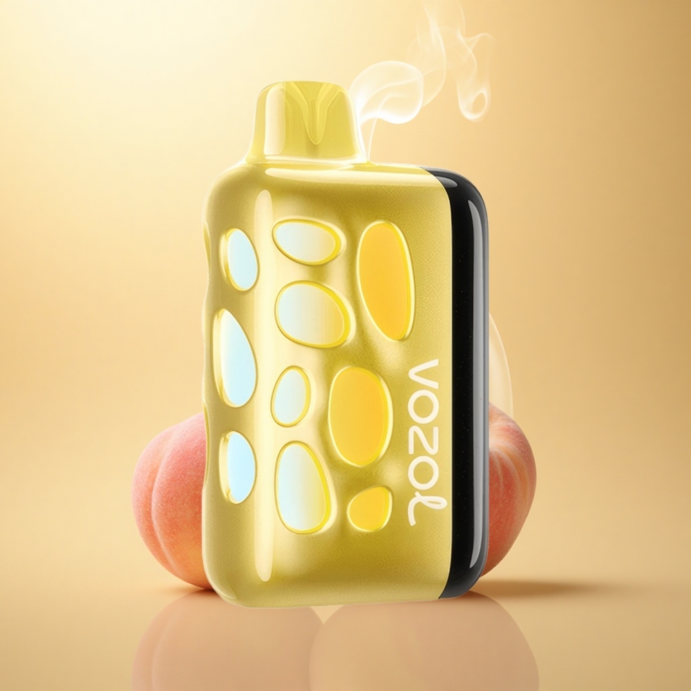 VOZOL RAVE 40000 Puffs Περσικό Ροδάκινο Φωτεινός Χορός