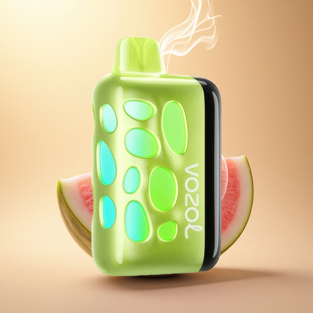 VOZOL RAVE 40000 Puffs Καρπούζι Τσίχλα Φωτεινό Ρυθμό Φόρτισης