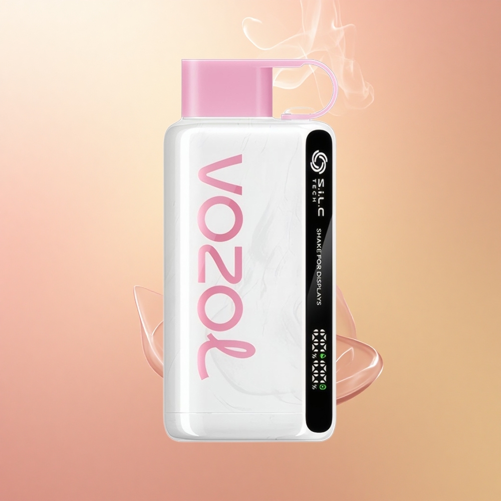 VOZOL STAR 9000/12000 Puffs Ροδόλεμονο με Ανακυκλωμένο Πλαστικό και Γρήγορη Φόρτιση