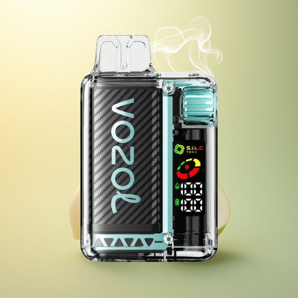 VOZOL Vista 20000 Puffs Μιαμι Μεντ Σιλκ Δυαδικο Οθονη