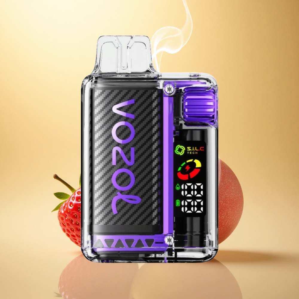 VOZOL Vista 20000 Puffs Φράουλα Μάνγκο Dual Mesh OLED EcoPCR