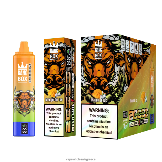 Bang Box 20000 μάνγκο στον πάγο 4848R054 - Vape Ελλαδα