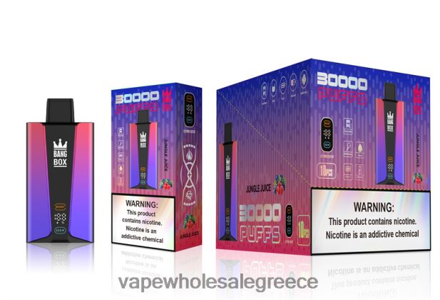 Bang Box Έξυπνη οθόνη 30000 ρουφηξιών χυμό ζούγκλας 4848R078 - Vape Wholesale Greece