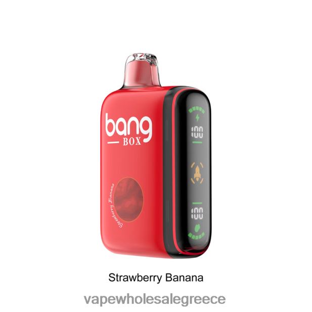 Bang Box Έξυπνη οθόνη ισχύος 9000-18000 ρουφηξιών μπανάνα φράουλα 4848R025 - Ηλεκτρονικο Τσιγαρο Τιμεσ