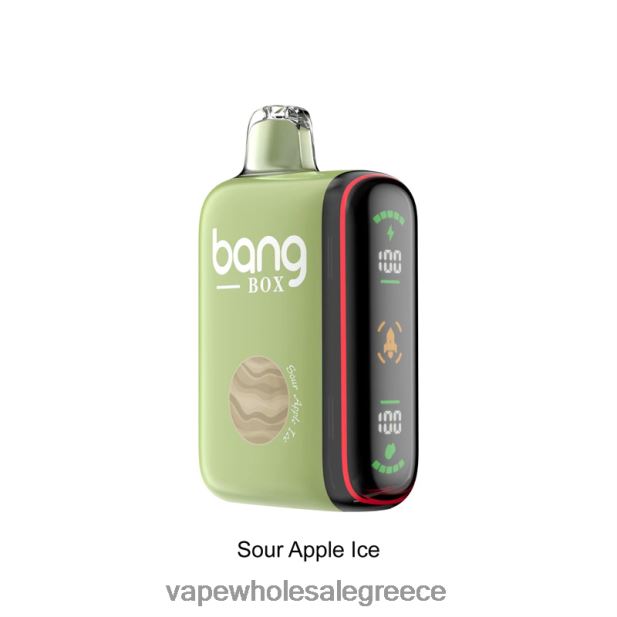 Bang Box Έξυπνη οθόνη ισχύος 9000-18000 ρουφηξιών ξινός πάγος μήλου 4848R028 - Ηλεκτρονικό Τσιγάρο Σκρουτζ
