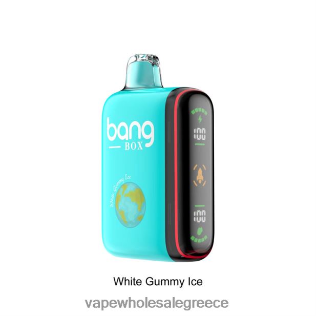 Bang Box Έξυπνη οθόνη ισχύος 9000-18000 ρουφηξιών λευκός πάγος 4848R030 - Vape Wholesale Greece