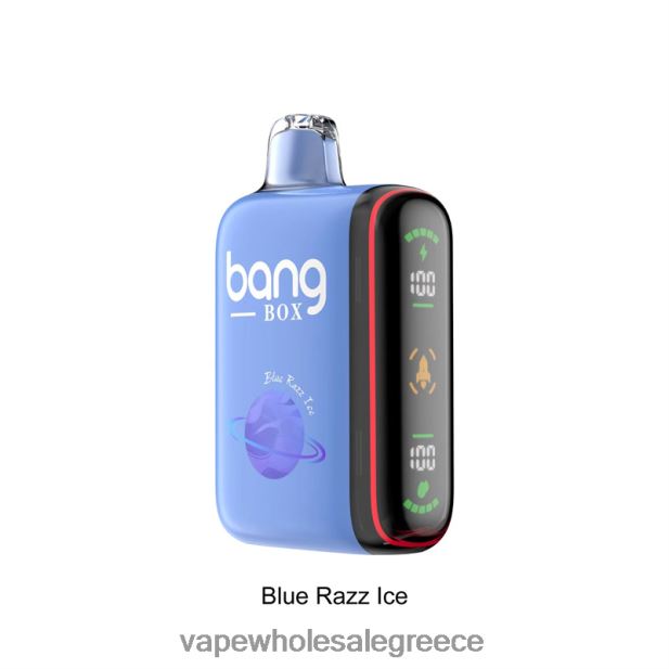 Bang Box Έξυπνη οθόνη ισχύος 9000-18000 ρουφηξιών μπλε πάγος razz 4848R026 - Ηλεκτρονικο Τσιγαρο Με Φιλτρο