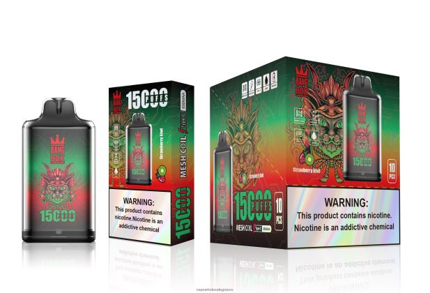 Bang Box s1-15000 ρουφηξιές ακτινίδιο φράουλα 4848R0100 - Ηλεκτρονικο Τσιγαρο Μιασ Χρησησ Περιπτερα