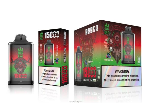 Bang Box s1-15000 ρουφηξιές τριπλός πάγος μούρων 4848R0104 - Ηλεκτρονικο Τσιγαρο Με Φιλτρο