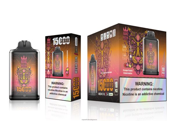 Bang Box s1-15000 ρουφηξιές μάνγκο ροδάκινο καρπούζι 4848R0107 - Vape Ελλαδα
