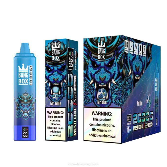 vape ελλαδα | J064129 κύριε μπλε Bang Box 20000